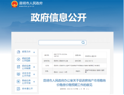 调高公积金额度!降低二套房首付比例!昆明发布重磅意见