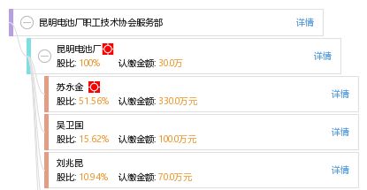 昆明电池厂职工技术协会服务部 工商信息 信用报告 财务报表 电话地址查询 天眼查